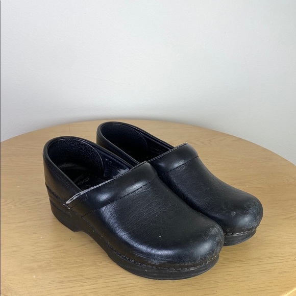 Dansko Shoes - Dansko Black Platform Clog Mule EU 37 US 7 Business Casual Boho Leather Workwear